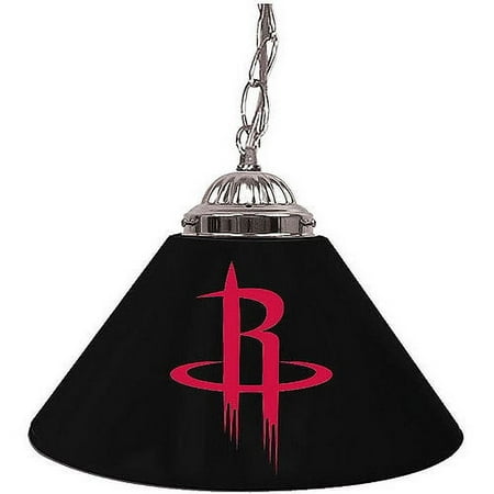 Houston Rockets NBA Single Shade Bar Lamp - Red, Black