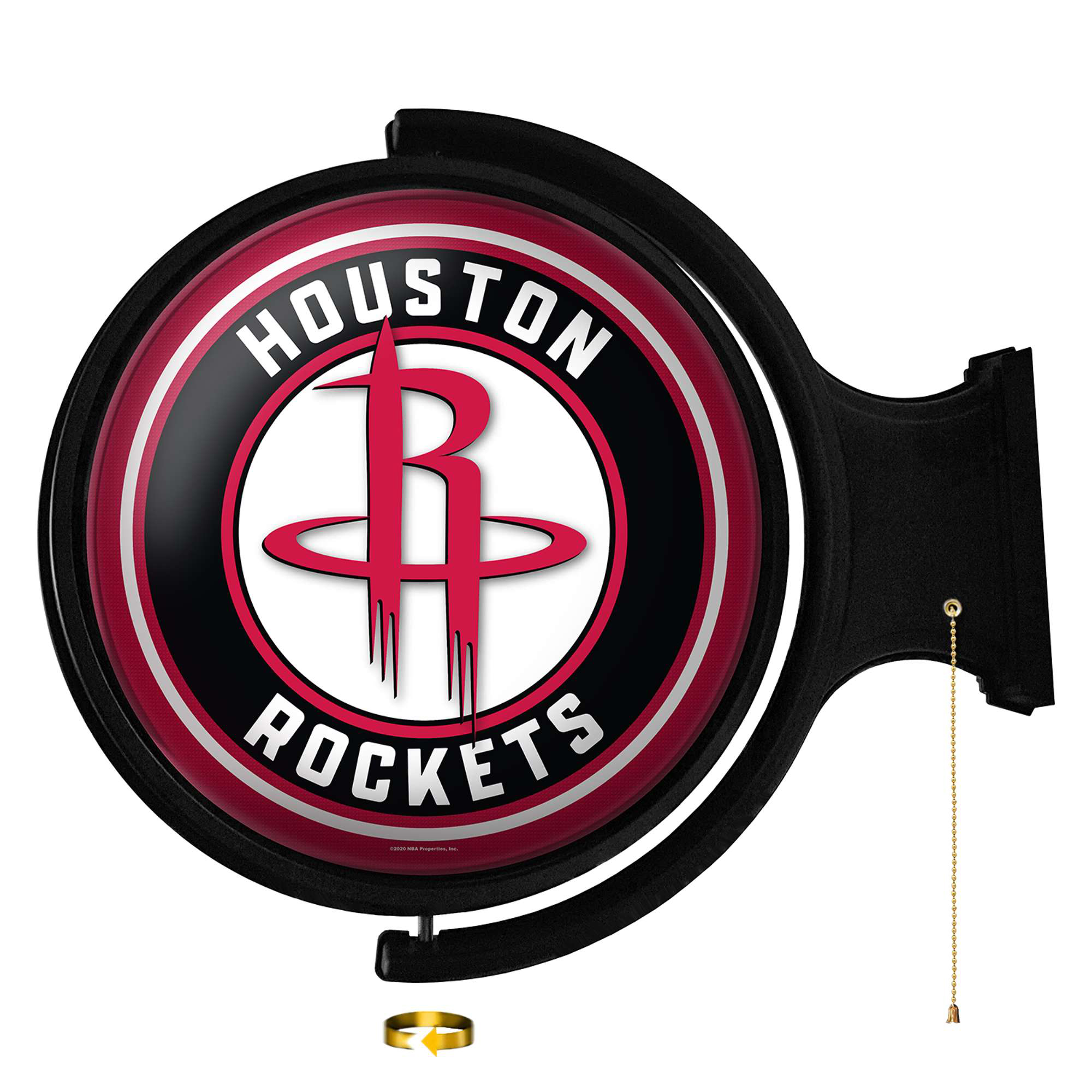 Houston Rockets 21'' x 23'' Rotating Lighted Wall Sign - Walmart.com