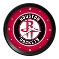 thumbnail image 1 of Houston Rockets 15" Ribbed Frame Wall Clock, 1 of 5
