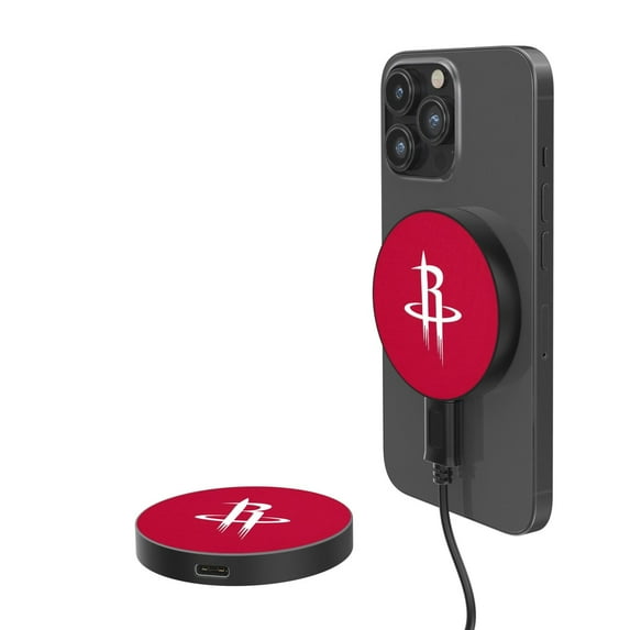 Houston Rockets Solid Design 10-Watt Wireless Magnetic Charger