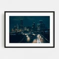 thumbnail image 1 of Houston Skyline 05 - Houston Texas Photography Cityscape Nightlife Skyline Architecture Bridge Modern Art Black Framed Wall Art Print 5 x 7 inches, 1 of 4