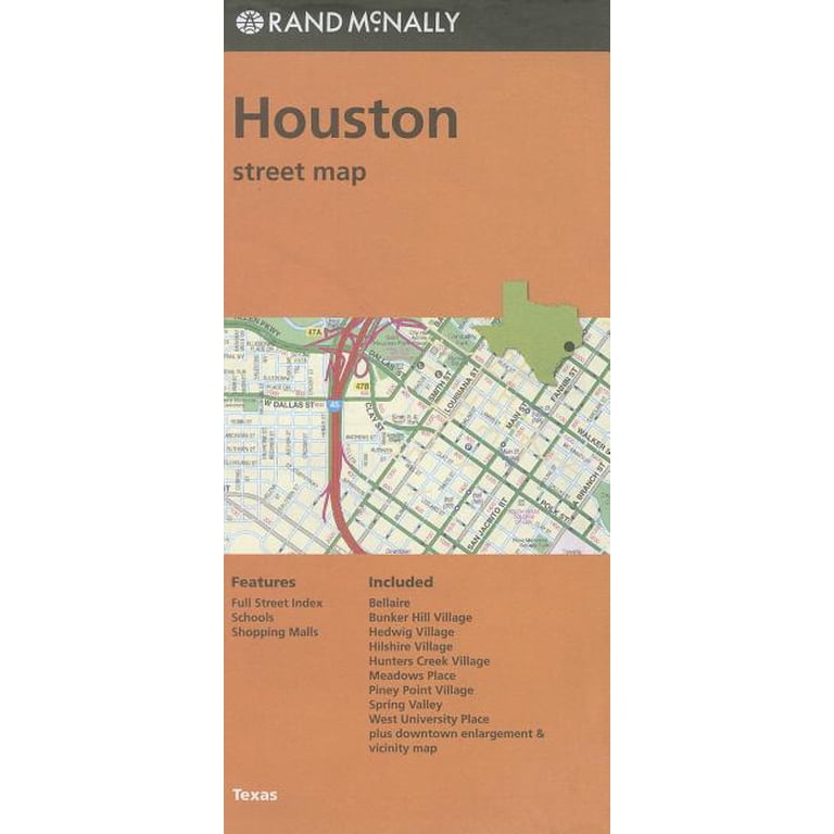 Houston Map Folded Map: Houston Street Map | Wide World Maps & MORE Map ...