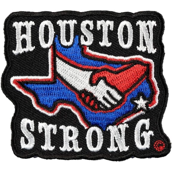 Houston Strong Holding Hands Patch, Texas State Patches