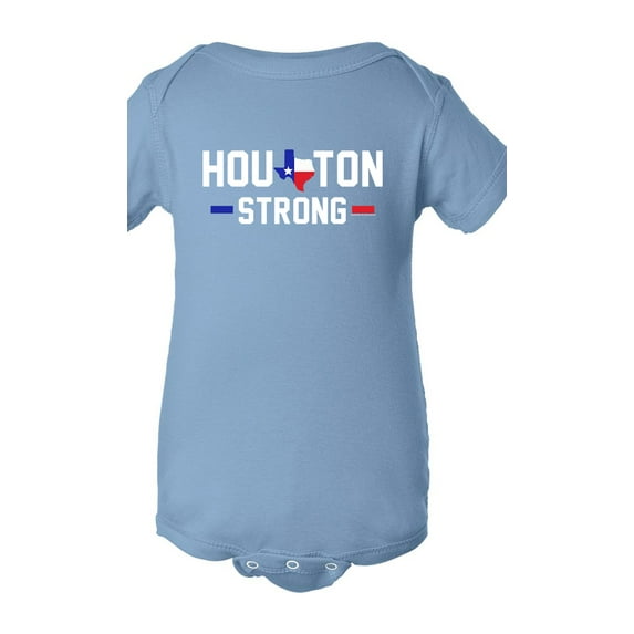 Houston Strong Map 2017 Survivor DT Infant Baby Rib Bodysuit