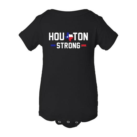 Houston Strong Map 2017 Survivor DT Infant Baby Rib Bodysuit