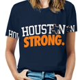 thumbnail image 1 of Houston Strong Texas Spirit Women's Short Sleeve Tops Casual Blouses T Shirt, 1 of 6