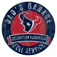 thumbnail image 1 of Houston Texans 12" x 12" Dad's Garage Sign, 1 of 7