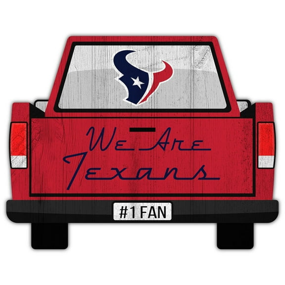Houston Texans 12'' x 12'' Truck Back D-cor