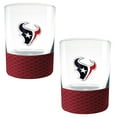 thumbnail image 1 of Houston Texans 2-Pack 14oz. Rocks Glass Set with Silcone Grip, 1 of 1