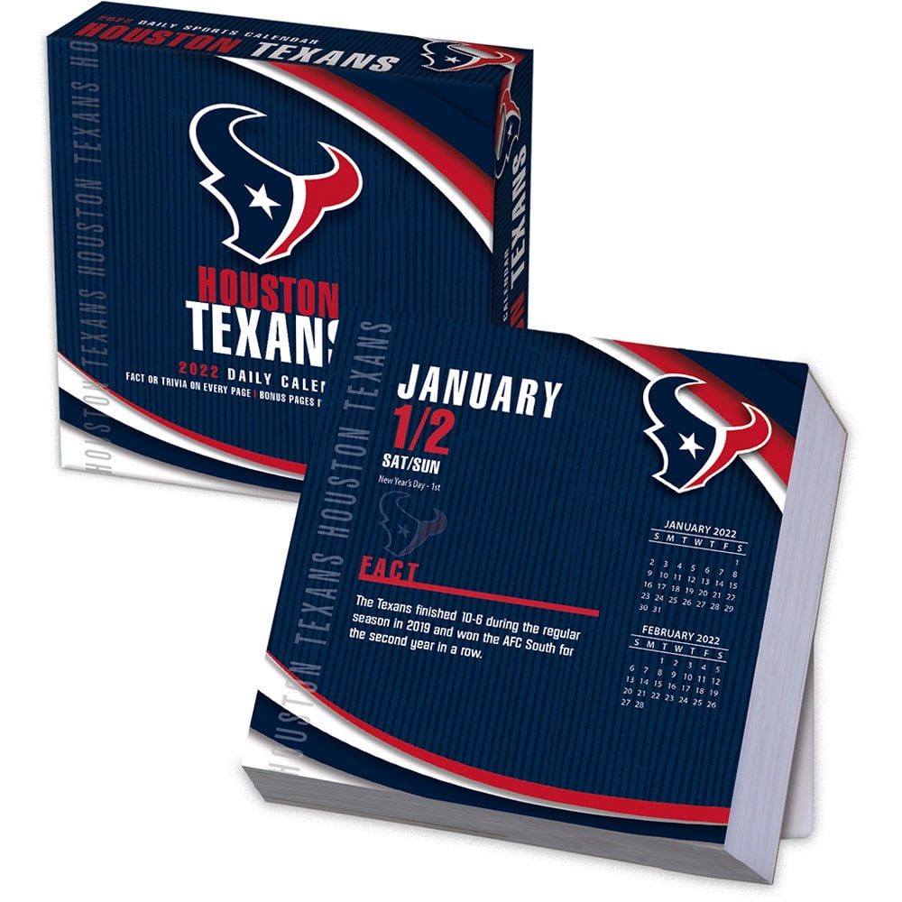 Houston Texans 2022 Box Calendar Walmart