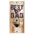 thumbnail image 1 of Houston Texans 5'' x 12'' Best Dad Bottle Opener, 1 of 1
