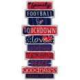 thumbnail image 1 of Houston Texans 5'' x 24'' Celebrations Stack Sign, 1 of 1
