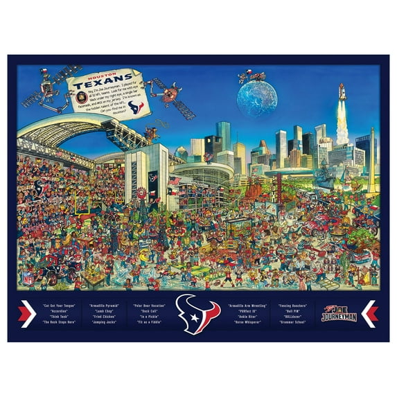 Houston Texans 500-Piece Joe Journeyman Puzzle