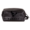 thumbnail image 1 of Houston Texans Hybrid Leather Lined Dopp Toiletry Bag, 1 of 4