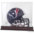 thumbnail image 1 of Houston Texans Mahogany Helmet Logo Display Case with Mirror Back, 1 of 7