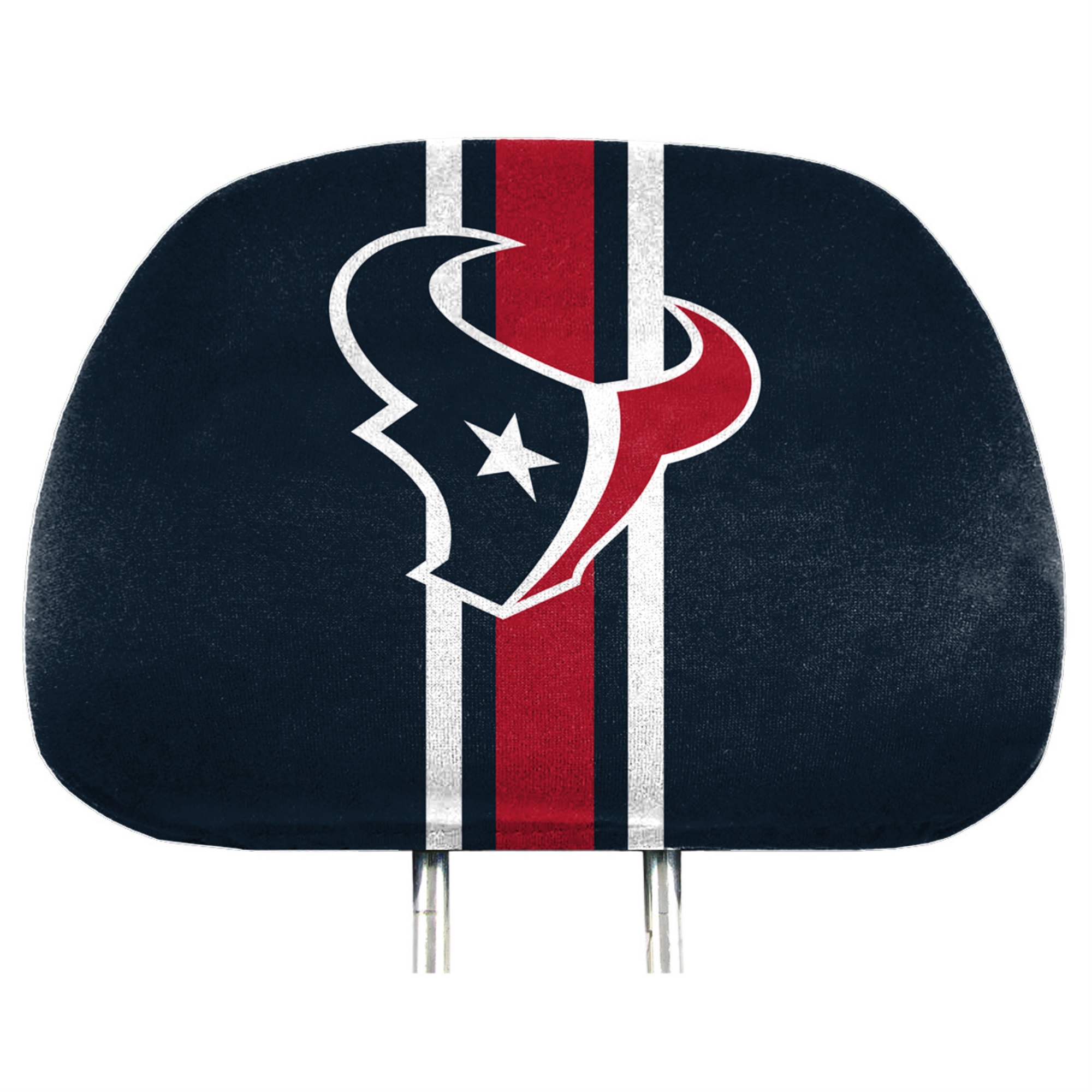 NFL Houston Texans Head Rest Covers, 2-Pack , Black