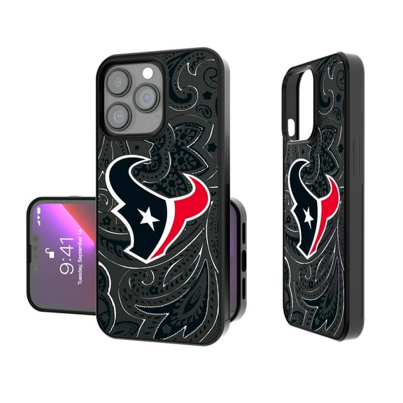 Houston Texans iPhone Paisley Design Bump Case