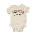 thumbnail image 1 of Houston Texas Baby Boy Girl Clothes Bodysuit Cute Newborn Cute Baby Onesie, BABY BODYSUIT LAT 4424, 1 of 3
