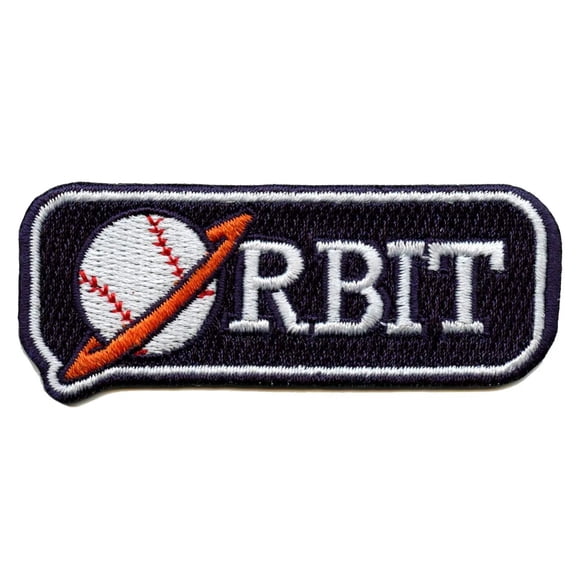 Houston Texas Baseball Mascot Parody Orbit Embroidered Iron On Patch