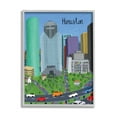 thumbnail image 1 of Houston Texas City Skyline Architecture Highway Cars 16 in x 20 in Framed Painting Art Print, by Stupell Home Décor, 1 of 5