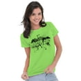 thumbnail image 1 of Houston Texas Girl Cute TX Cowgirl Womens Slim Fit Graphic Tee Brisco Brands S, 1 of 3