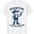 thumbnail image 1 of Houston Texas Rodeo, I Am The Problem Cowboy Frog T-Shirt TShirt, 1 of 4