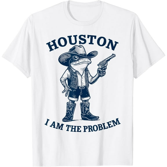 Houston Texas Rodeo, I Am The Problem Cowboy Frog T-Shirt TShirt