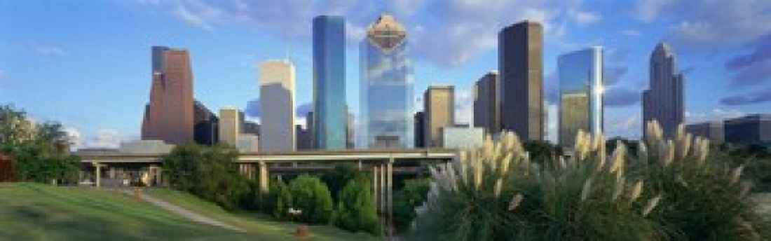 Houston Texas USA Canvas Art - Panoramic Images (18 x 6)