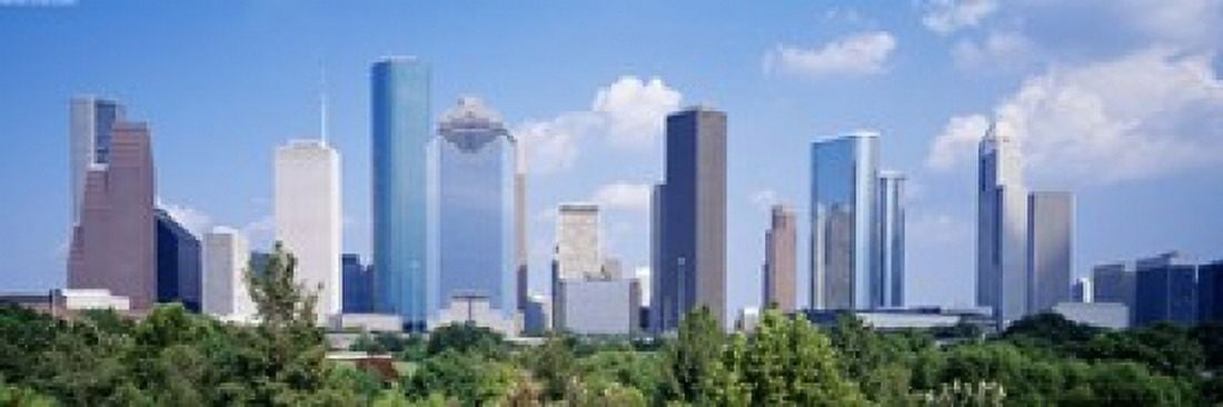 Houston Texas USA Canvas Art - Panoramic Images (18 x 6)