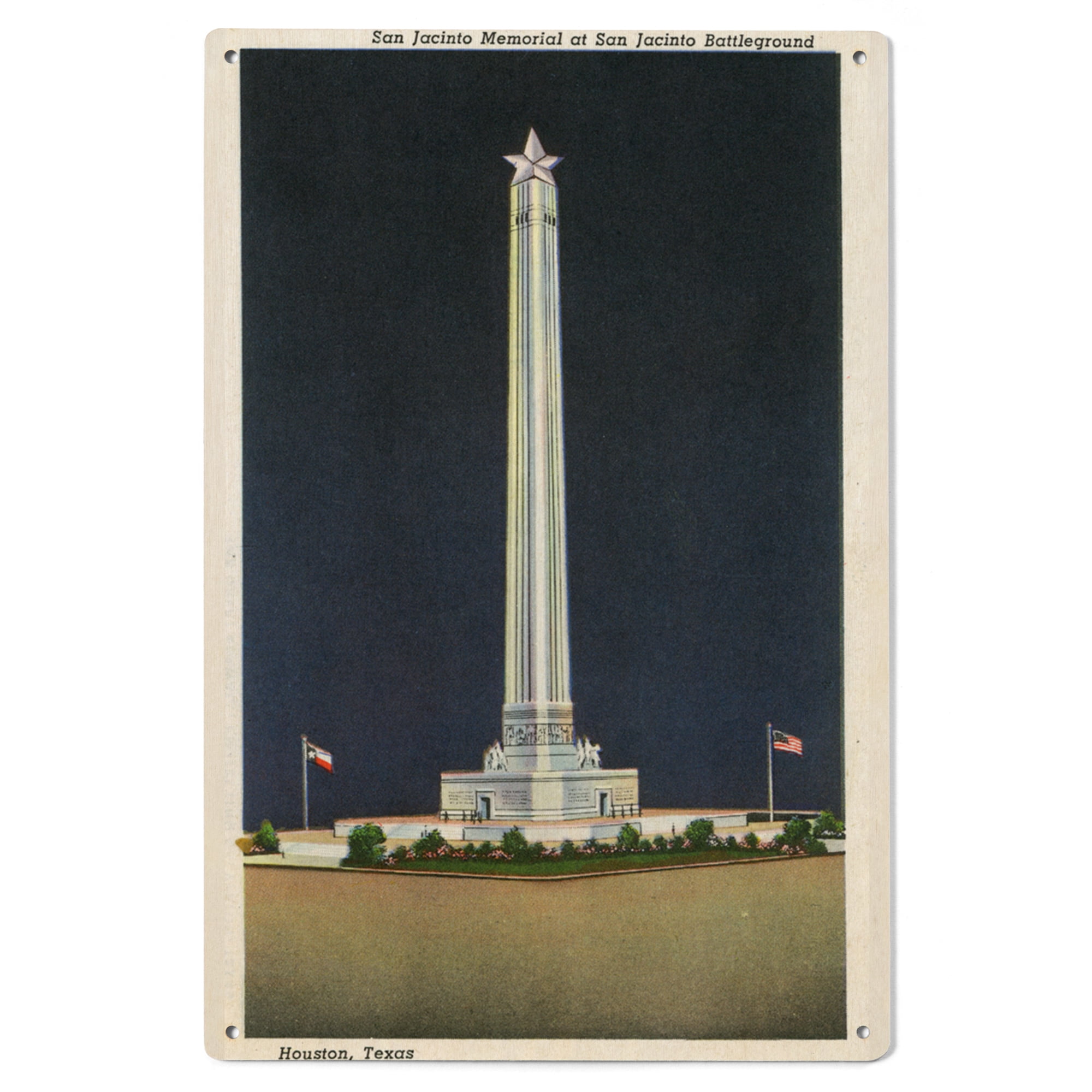 Houston, Texas, View of the San Jacinto Memorial at San Jacinto ...