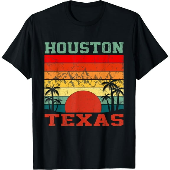 Houston Texas Vintage Souvenir Gifts Men Women Kids T-Shirt