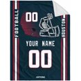 thumbnail image 1 of Houston Throw Blanket Custom Any Name and Number for Men Women Youth Gifts, 1 of 6