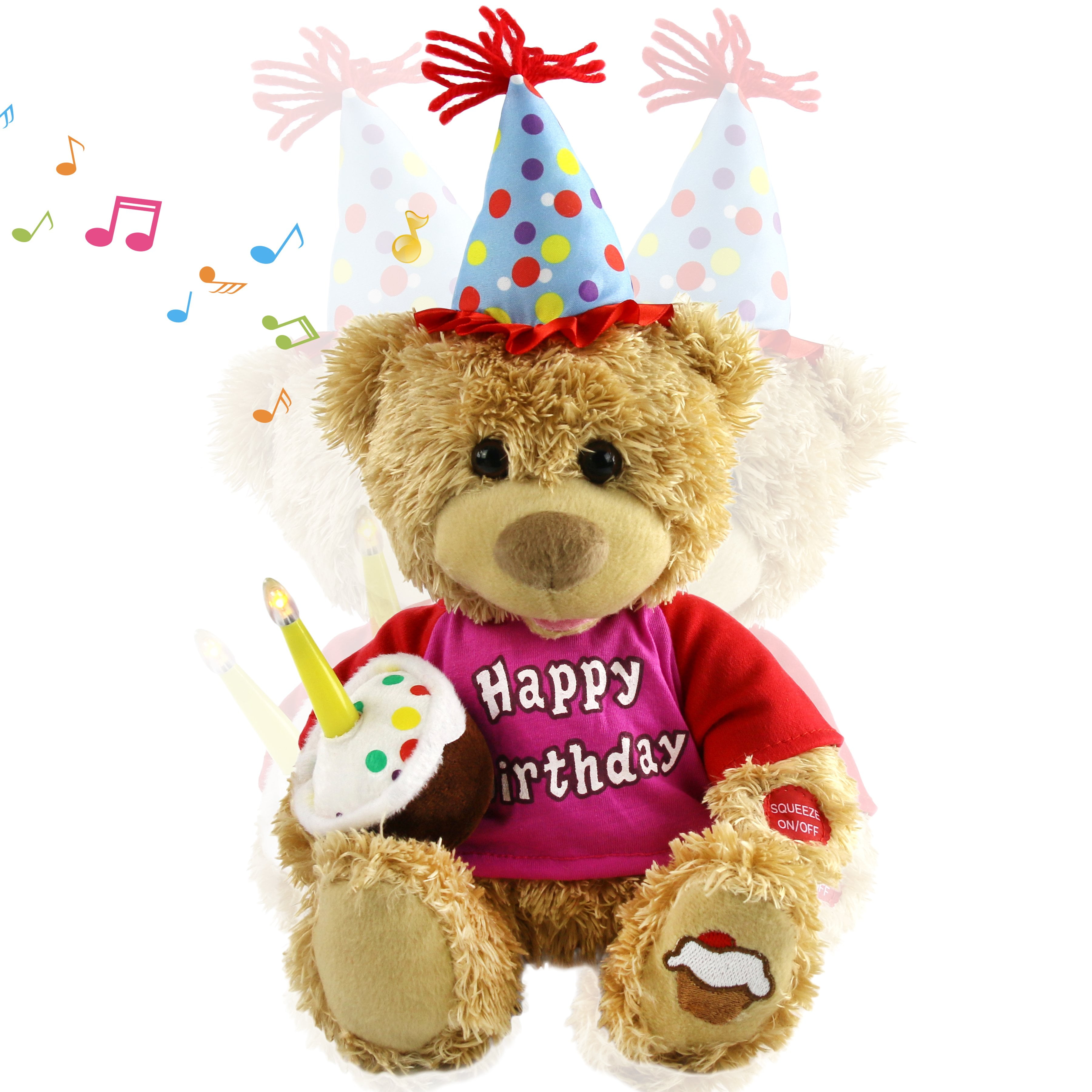 Happy birthday singing stuffed animals sales
