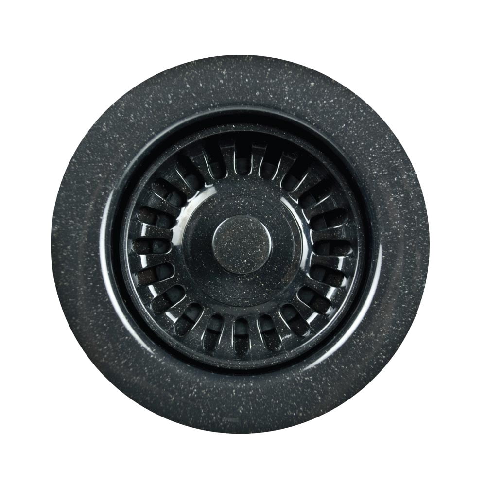 Houzer 190-9568 3.5" Drain Plastic Speckled Granite Black Garbage Disposal Flange 3.5-Inch