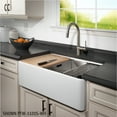 thumbnail image 1 of Houzer Aspire 33 in White Fireclay Apron Front Farmhouse 50/50 Double Bowl Workstation Sink with Accessories - PTW-3320SD WH, 1 of 9