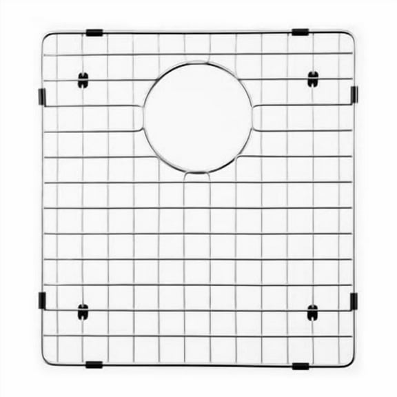 Houzer BG-4170 14.5" x 15.5" Sink Bottom Stainless Steel Wirecraft Bottom Grid 14.5-Inch by 15.5-Inch