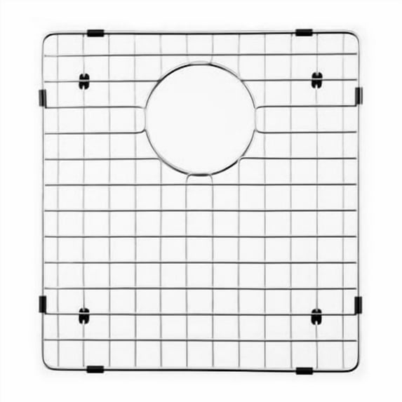 Houzer BG-4170 14.5" x 15.5" Sink Bottom Stainless Steel Wirecraft Bottom Grid 14.5-Inch by 15.5-Inch