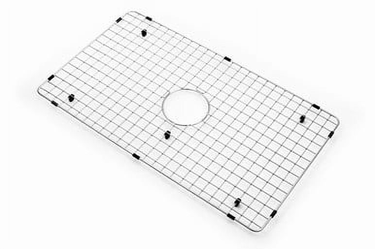 Elegant 31" x 17.13" Rectangular Stainless Steel Sink Bottom Grid