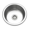 thumbnail image 1 of Houzer Club 18 in Stainless Steel Undermount Single Round Bowl Bar Sink with Strainer - CF-1830-1, 1 of 8