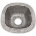 thumbnail image 1 of Houzer HW-LAG2BF Hammerwerks Series Undermount Copper Single Bowl Bar/Prep Sink, Pewter, 1 of 4