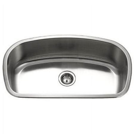 Houzer MB-3300-1 32.5" x 18.88" x 9" Designer Undermount Stainless Steel Large Single Bowl Kitchen Sink