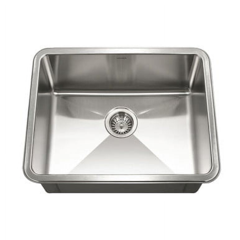 Houzer NOS-4100-1 23" x 18" Stainless Steel Undermount Single Bowl Kitchen Sink - image 1 of 7