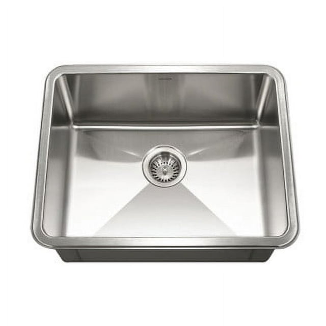 Houzer NOS-4100-1 23" x 18" Stainless Steel Undermount Single Bowl Kitchen Sink