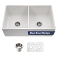 thumbnail image 1 of TRADTIONAL DUAL-BASIN LAYOUT - This Classic Double Bowl Design provides ample space for various kitchen activities, allowing you to prep ingredients in one sink while conveniently stacking dirty dish, 1 of 9
