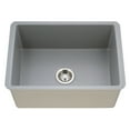 thumbnail image 1 of Houzer Platus 26 in Gray Fireclay Undermount Square Single Bowl Kitchen Sink - PTU-2800 GR, 1 of 7