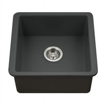 Houzer Ptb-2020-C Platus 19-1/8" Undermount Single Basin Fireclay Bar Sink - Black