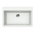 thumbnail image 1 of Houzer Quartztone 33 in Cloud Granite Composite Topmount Single Bowl Kitchen Sink - V-300 CLOUD, 1 of 5