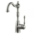 thumbnail image 1 of Houzer REGBA-160-BN 12.3125" Faucet Hole Brushed Nickel Regal Traditional Solid Brass Bar Faucet, 1 of 9