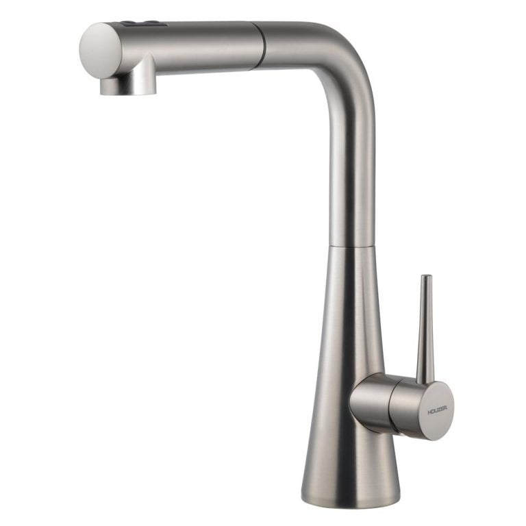 Brushed Nickel Single Handle Pull-Out Spray Kitchen Faucet