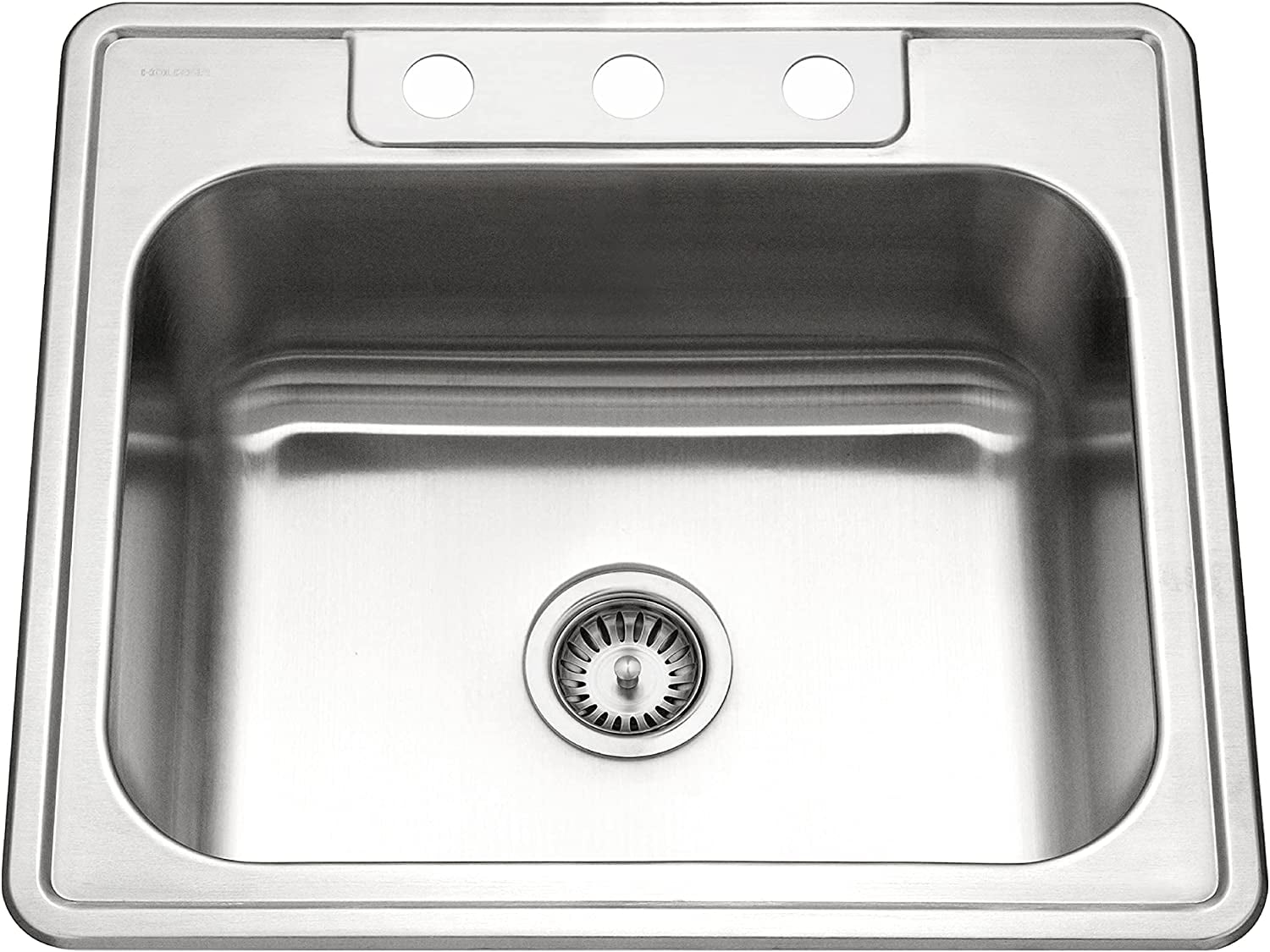 Houzer Stainless Steel 25228BS31 Glowtone Series Kitchen Sink 25